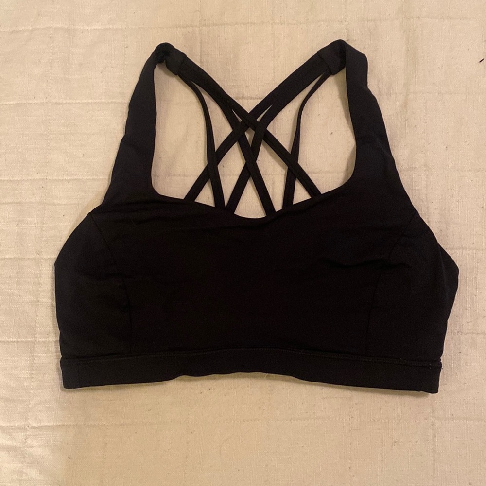 Black lululemon bra